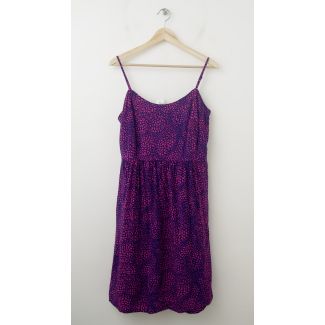 NEW Gap Printed Linda Spaghetti Strap Dress in Animal Print