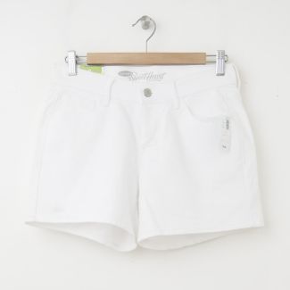 NEW Old Navy The Sweetheart 5" Denim Shorts in Bright White