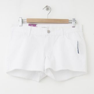 NEW Old Navy The Diva 3" Denim Cut-Off Shorts in Bright White 