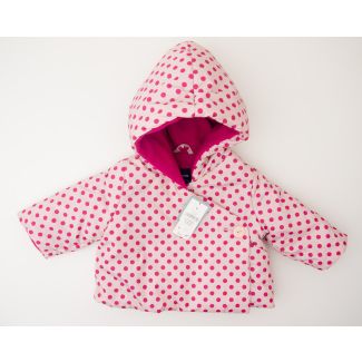 babyGap Favorite Polka Dot Kimono Hooded Jacket in Dull Rose