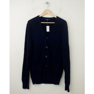NEW Gap Cotton Cardigan Sweater in Deep True Navy