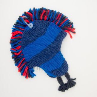 NEW babyGap Toddler Striped Mohawk Hat in Blue Lightning