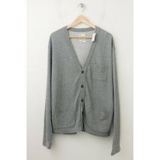 NEW Gap Heavy Jersey Cardigan Sweater in Grey
