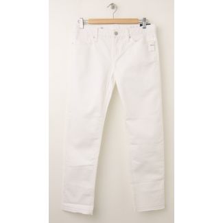 NEW Gap 1969 Raw-Edge Real Straight Skimmer Jeans in White