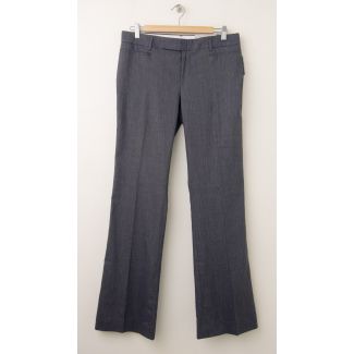 NEW Gap Modern Boot Linen Blend Pants in Dark Indigo
