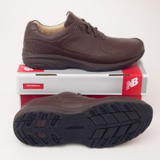 New Balance Men's 950 Leather Walking Shoe MW950BRL in Brown