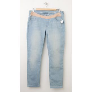 NEW Gap Maternity 1969 Ultimate Panel Always Skinny Skimmer Jean in Spark Wash