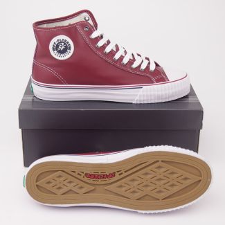 PF Flyers Center Hi Leather Archival Reissue Hi-Top Sneakers PM09CH3L in Red