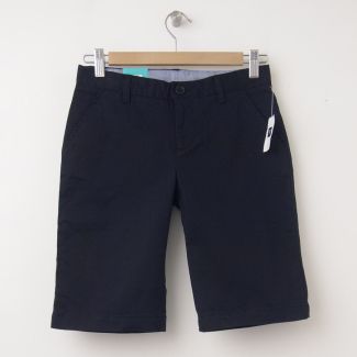 NEW GapKids Girl's Uniform Skinny Stretch Bermuda Shorts (8") in Deep True Navy