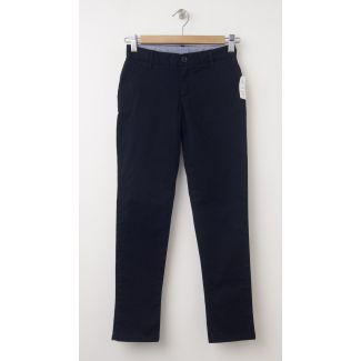 NEW GapKids Girl's Uniform Stretch Skinny Khaki Pants in Deep True Navy