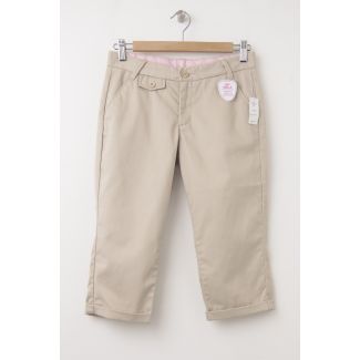 NEW GapKids Girl's Uniform Capri Pants in Wicker