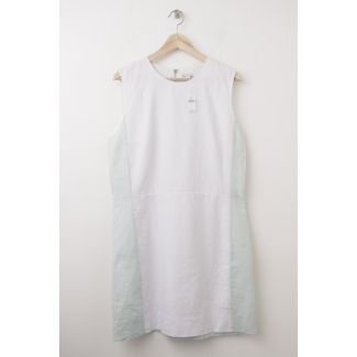 NEW Gap Colorblock Linen Blend Shift Dress in Opal