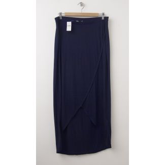 NEW Gap Maternity Tulip Hi-Lo Skirt in Navy Uniform