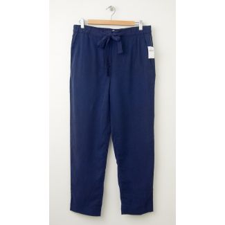 NEW Gap Drapey Tencel Track Pants in Military Blue