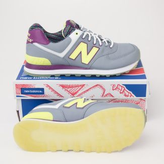 New Balance Women's Street Beat 574 Classics Running Shoes in Grey WL574SBF