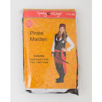 Spooky Village Halloween Pirate Maiden Costume Adult