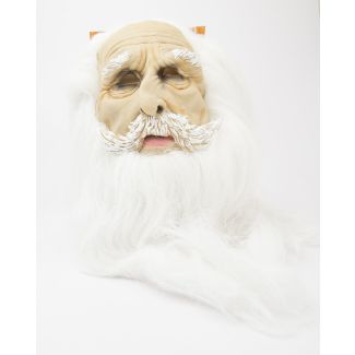 Spooky Village Super Hair Classic Mask for Adults in White