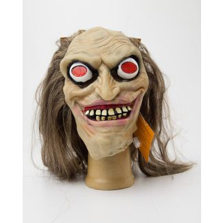 Spooky Village Fright Night Light-Up Mask for Adults - Brown Hair