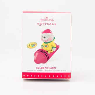 Hallmark Keepsake Color Me Happy Christmas Tree Ornament 2015