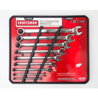 Craftsman 9 Piece Combination Wrench Set Inch 9-47238