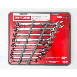 Craftsman 9 Piece Combination Wrench Set Metric 9-47239