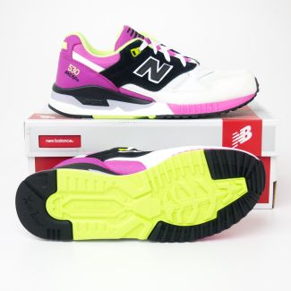 New Balance Women's Retro 530 90's Bold Running Shoes W530BOB in White