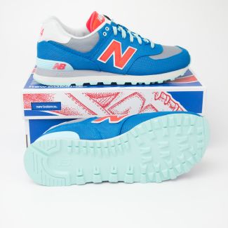 New Balance Women's Winter Harbor 574 Classics Running Shoes WL574WHB in Blue