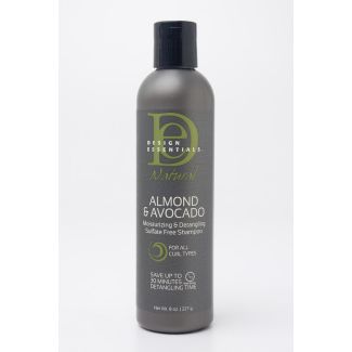 Design Essentials Natural Almond & Avocado Moisturizing Detangling Sulfate Free Shampoo