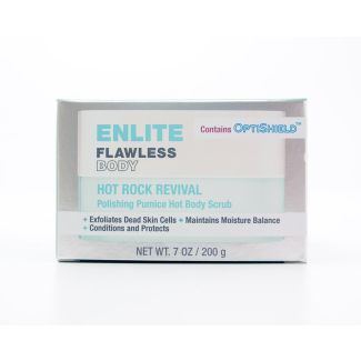 Enlite Flawless Body Hot Rock Revival Polishing Pumice Hot Body Scrub 7oz