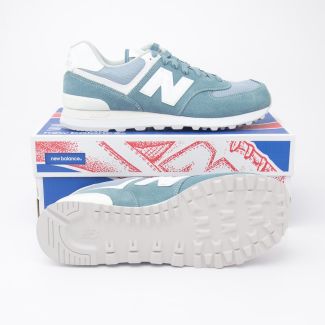 New Balance Men's 574 Classics Running Shoes ML574SEG in Citadel 
