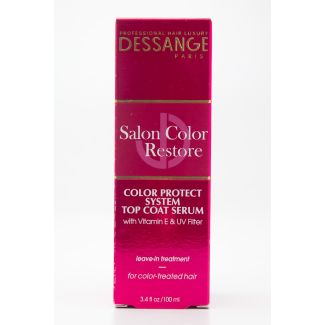 Dessange Salon Color Restore Color Protect System Top Coat Serum Leave-In Treatment 3.4 fl oz
