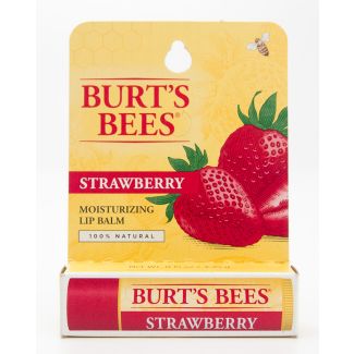 Burt's Bees Strawberry Moisturizing Lip Balm 0.15 oz