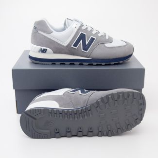 New Balance Men's Core Plus 574 Classics Running Shoes ML574ESD in Gunmetal