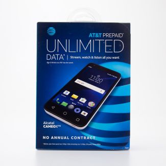 AT&T Prepaid Alcatel Cameox 16GB in Arctic White