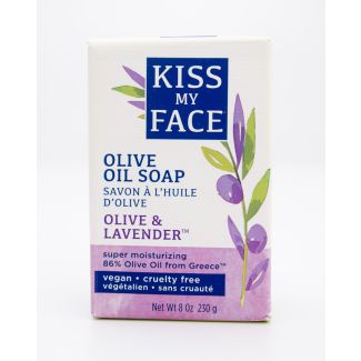 Kiss My Face Olive Oil Soap Olive & Lavender net wt 8 oz