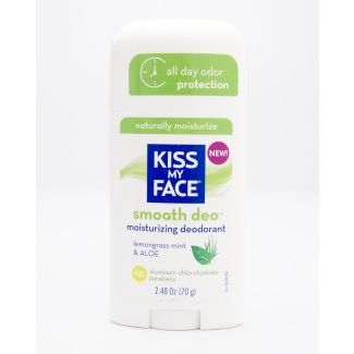 Kiss My Face Smooth Deo Moisturizing Deodorant Lemongrass Mint & Aloe 2.48 oz