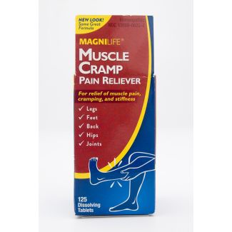 Magnilife Muscle Cramp Pain Reliever 125 Dissolving Tablets