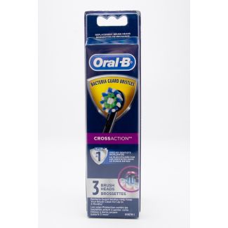 Oral-B Bacteria Guard Bristles CrossAction 3 Brush Heads