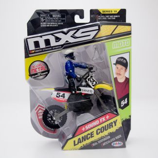 MXS Motocross Sound FX Bike & Rider Series 10 Lance Coury #54 by JAKKS Pacific