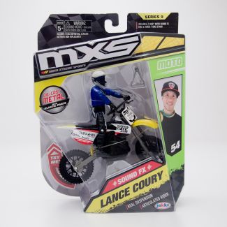 MXS Motocross Sound FX Bike & Rider Series 9 Lance Coury #54 by JAKKS Pacific