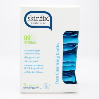 Skinfix Face Cleansing Cloths 20 Individually Wrapped Cloths