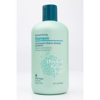 Thicker Fuller Hair Strengthening Shampoo with Organic Quinoa, Baobab & Biotin 12 fl oz (355 mL)
