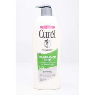 Curel Fragrance Free Comforting Lotion for Dry, Sensitive Skin 16.25 fl oz