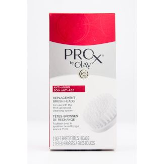 Olay ProX Replacement Brush Heads 2 Soft Bristle Brush Heads