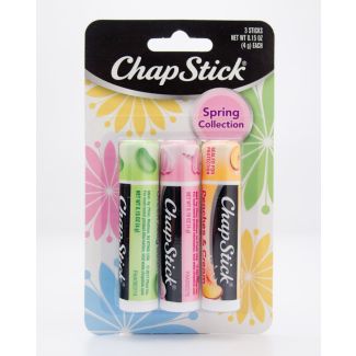 Chapstick Chapstick Spring Collection - Green Jelly Bean, Cotton Candy, Peaches & Cream 3 Sticks - net wt 0.15 oz (4g) Each