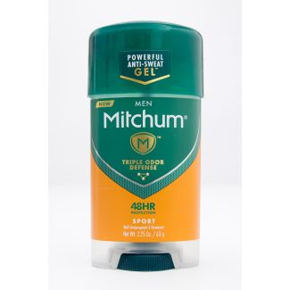 Mitchum Men's Triple Odor Defense Sport Gel Antiperspirant & Deodorant net wt 2.25 oz