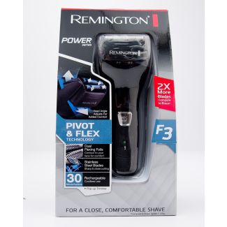 Remington F3 Power Series Pivot & Flex Technology Rechargeable Cordless Shaver 