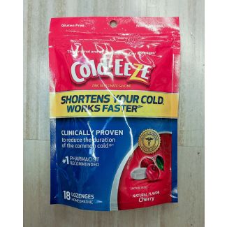 Cold-Eeze Homeopathic Zinc Cherry 18 Lozenges