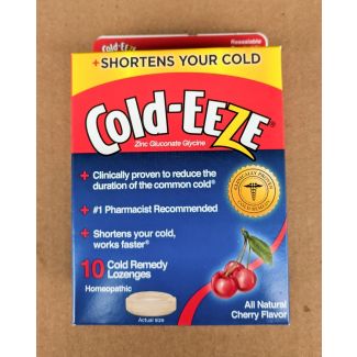 Cold-Eeze Homeopathic Zinc Cherry 10 Lozenges