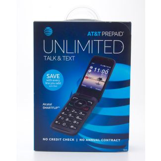AT&T Prepaid Alcatel SmartFlip Prepaid Flip Phone